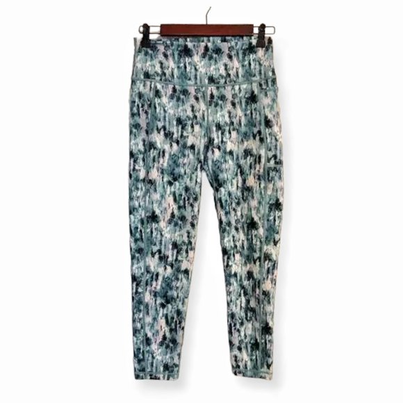 Sweaty Betty Pants - Sweaty Betty Super Sculpt 7/8 Leggings in X-Ray Floral M